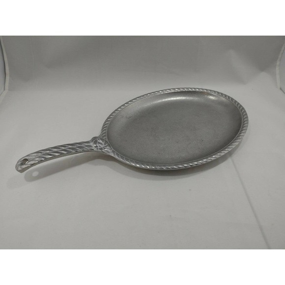 Wilton Accents Vintage Rwp Wilton Solid Pewter Handled Plate Rope Pattern Poshmark